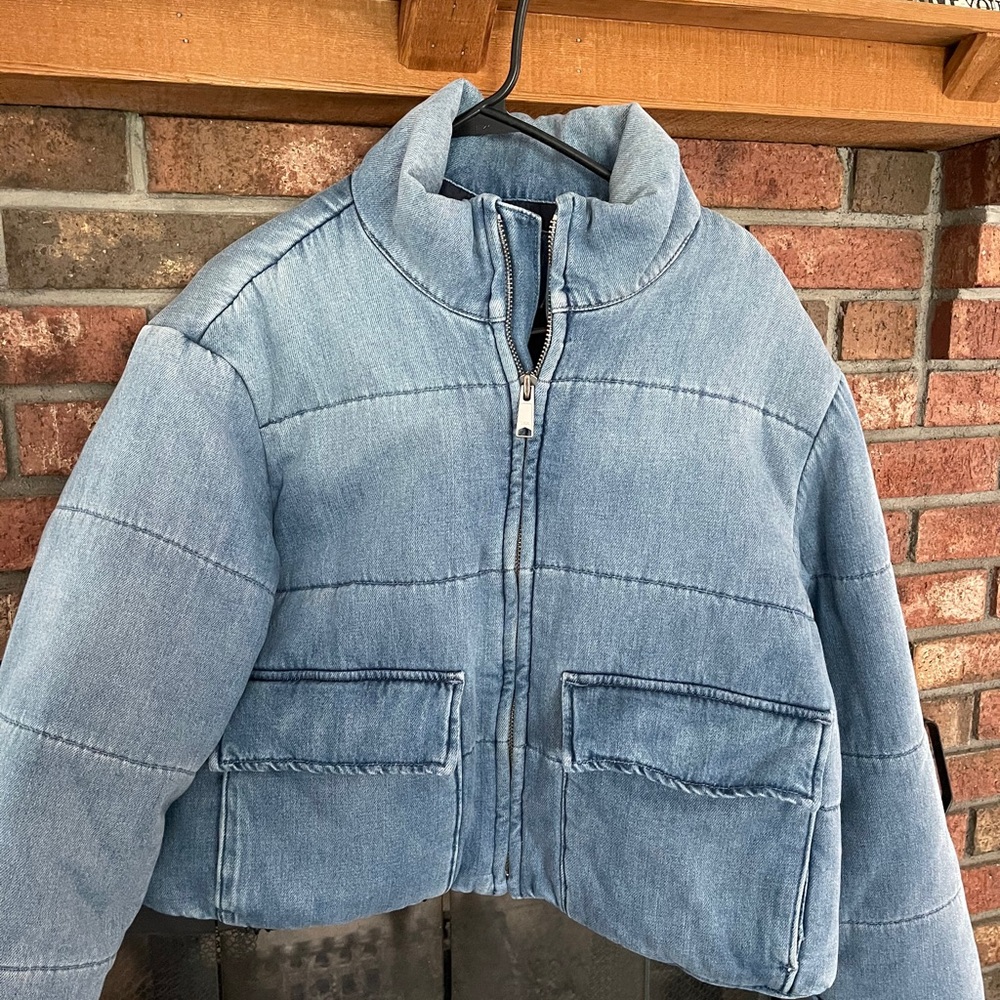 Gap Denim Puffer Jacket